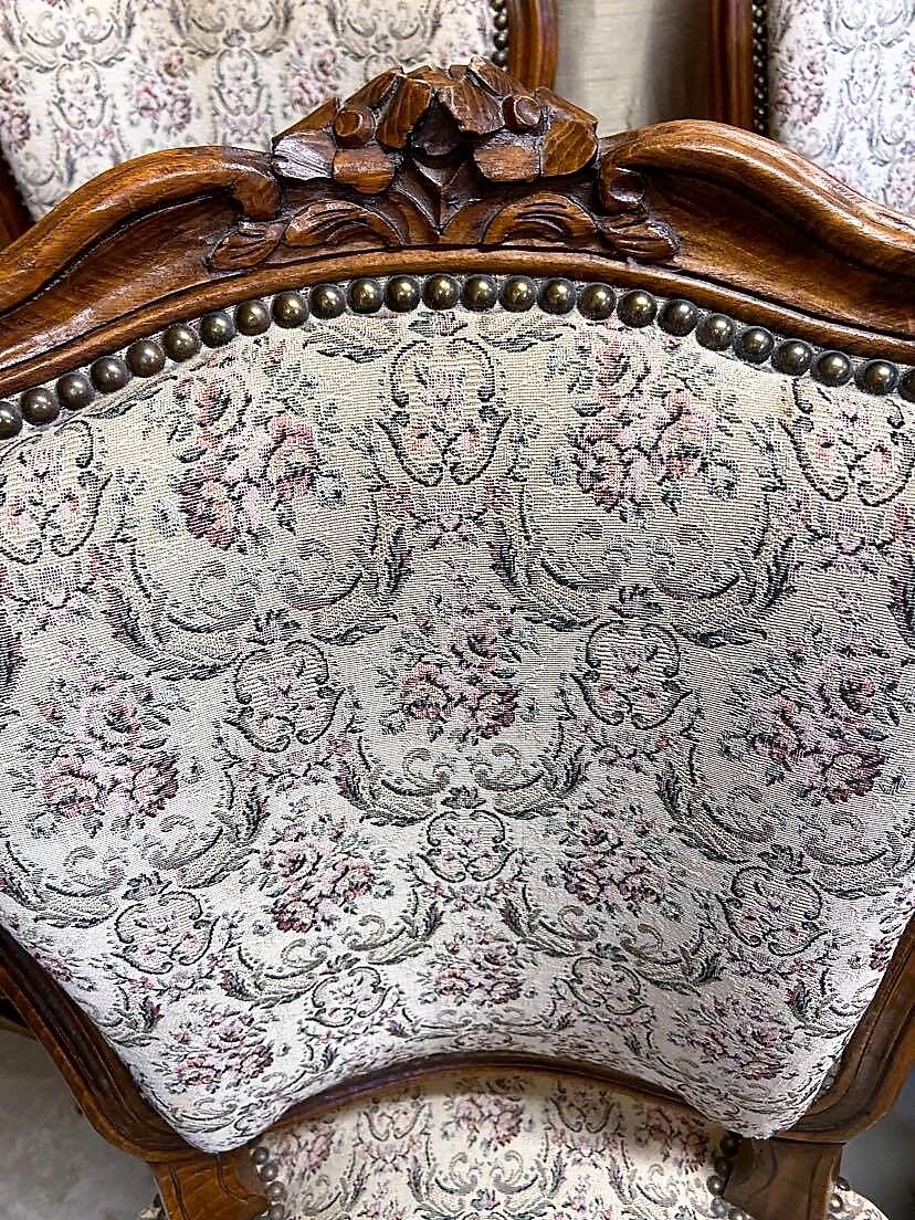 Set of 6 Louis XV style chairs