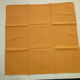 Set de 6 serviettes de table en coton couleur paprika