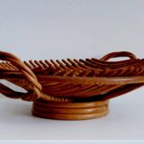 Vintage bamboo basket