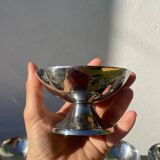 11 vintage stainless steel bowls