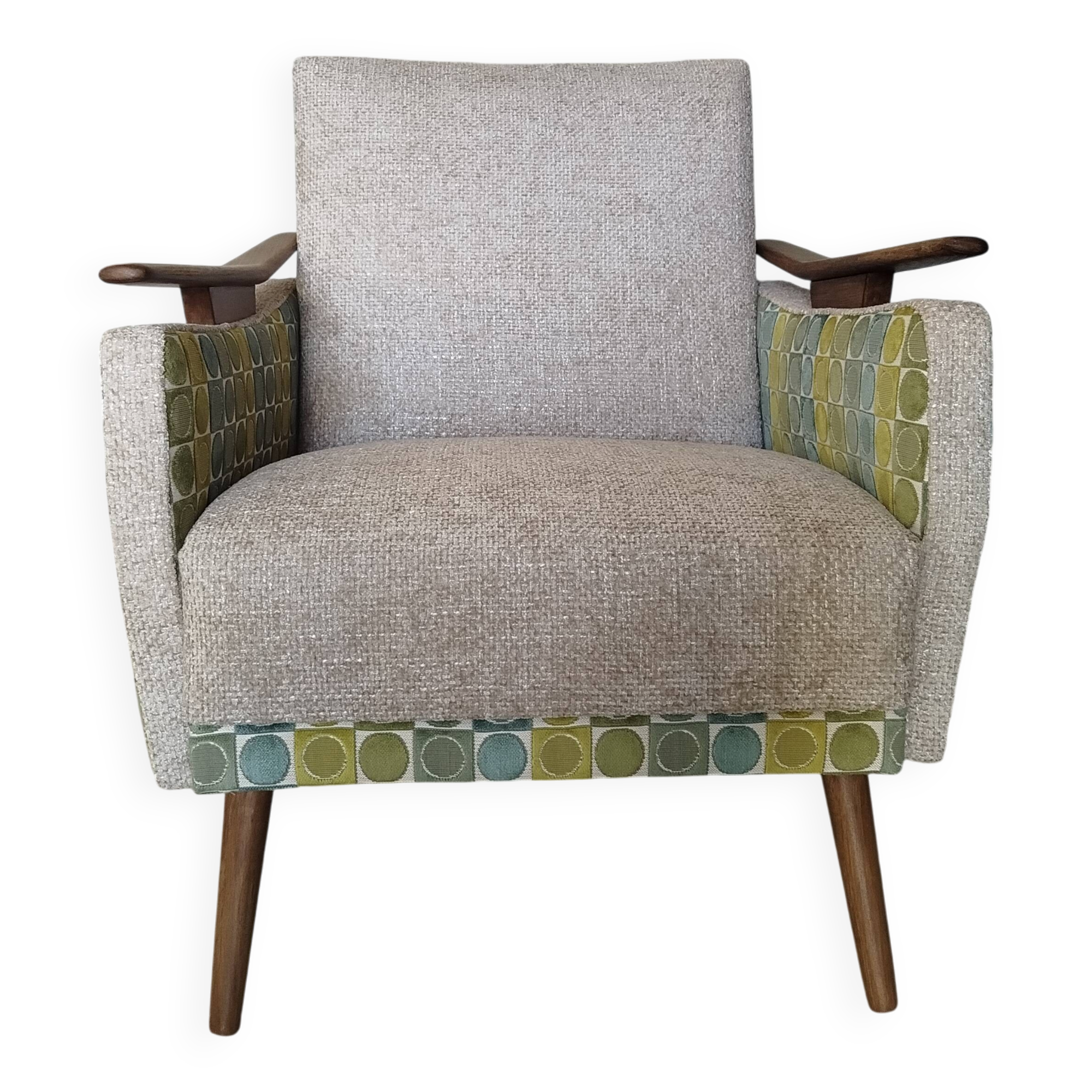 Restored Mid-Century Modern Scandinavian armchair