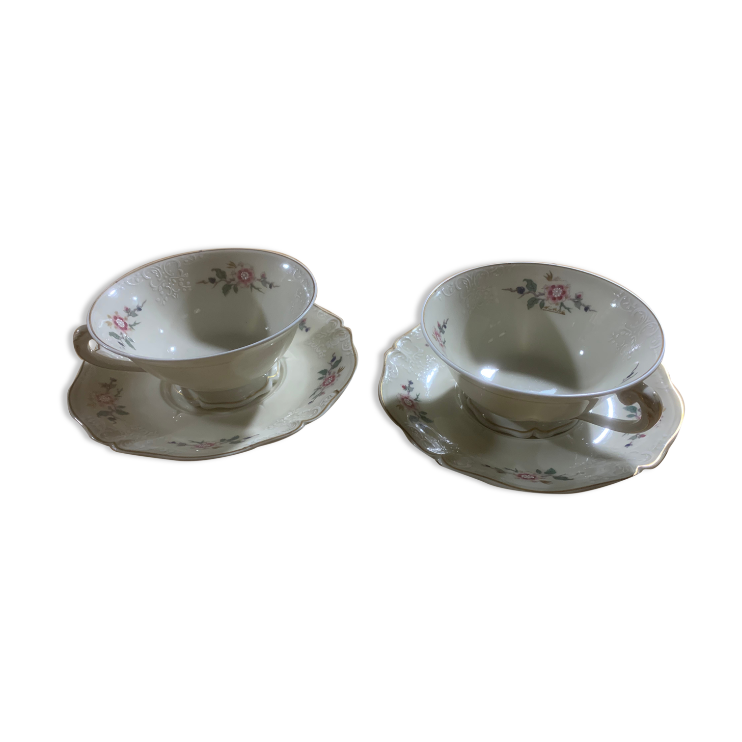 2  cups old royal factory limoges france