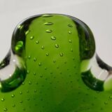 Vintage Italian Bullicante glass bowl from Murano.