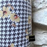 Complete vintage fabric lamp