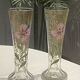 Paire de vase signés - Legras, décor floral - vers 1900