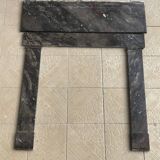 19th-century marble fireplace