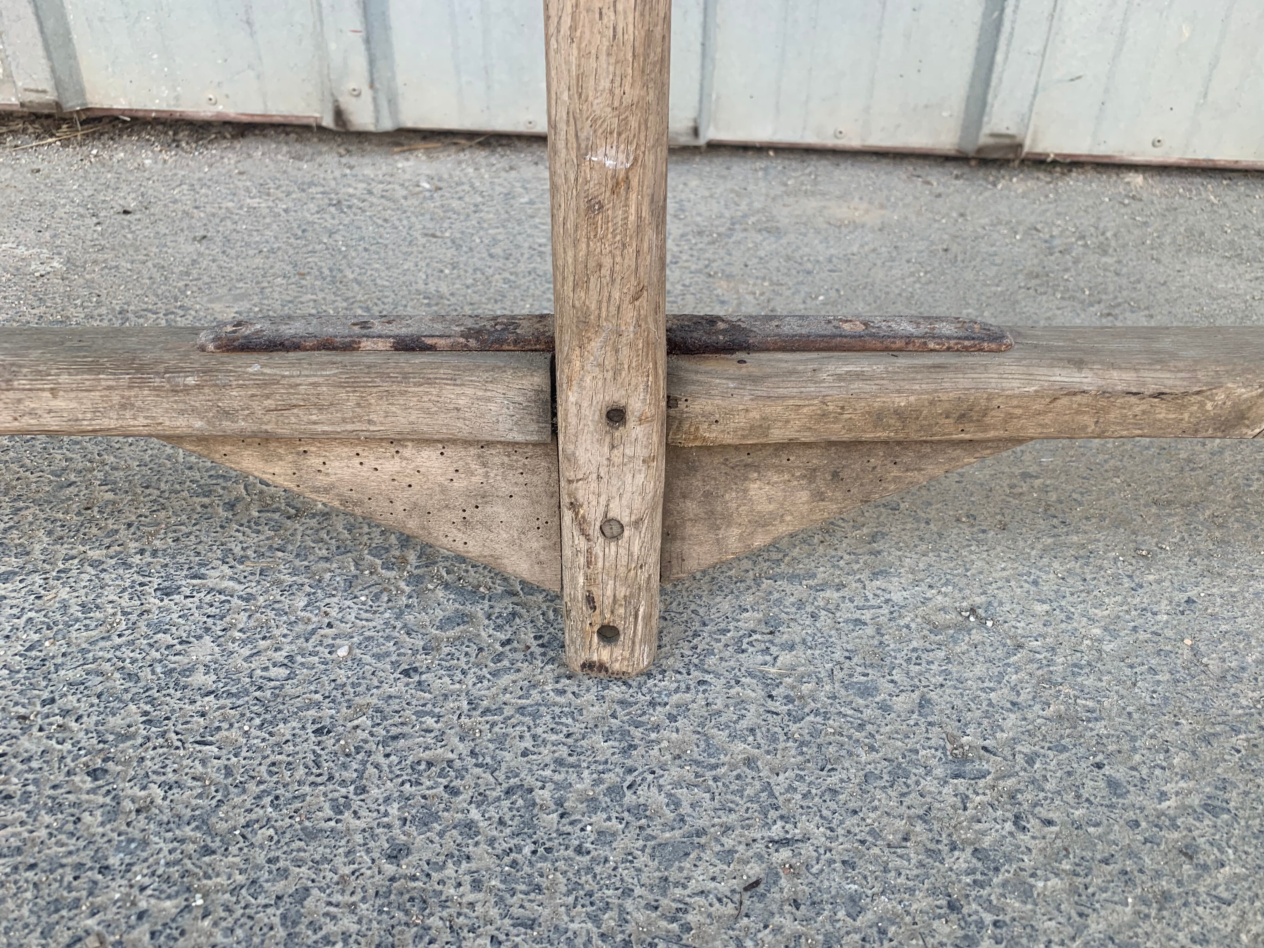 Antique wooden bench