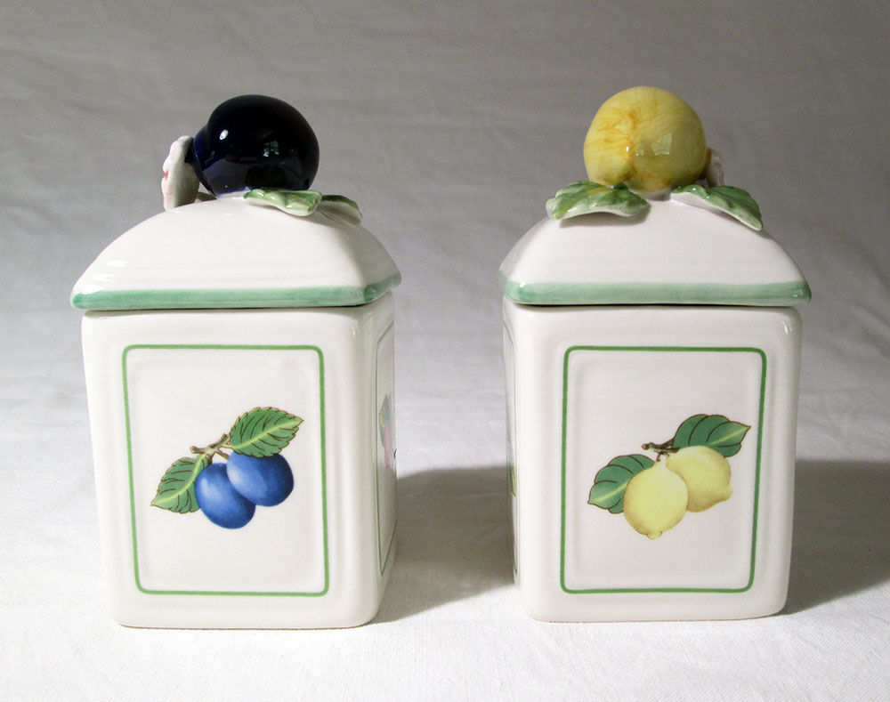 Villeroy and Boch jam jars