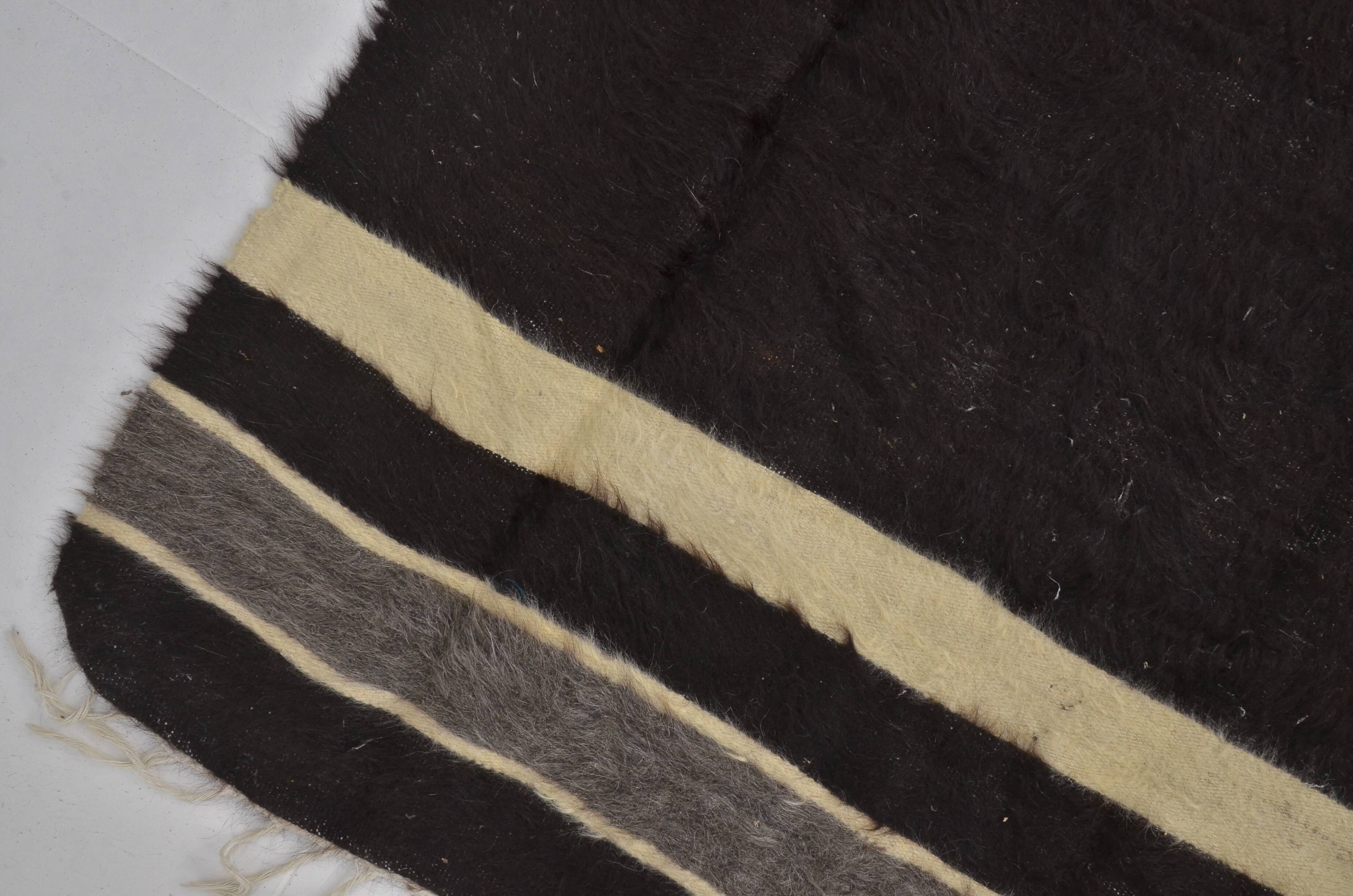 Vintage Anatolian Black Blanket Rug sku 1652