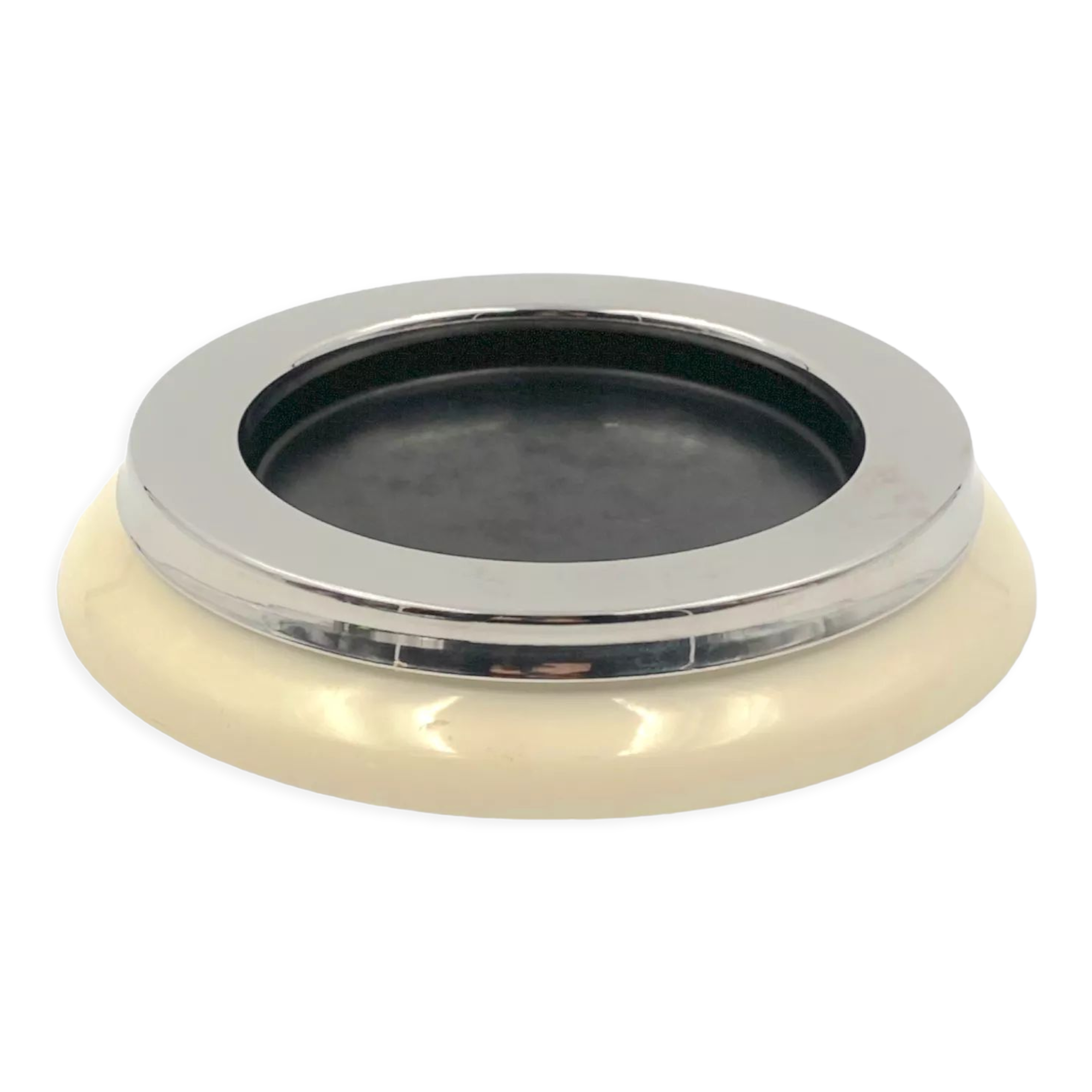 Sergio Asti, mod.4635 white ashtray / catchall, Kartell Italy 1967