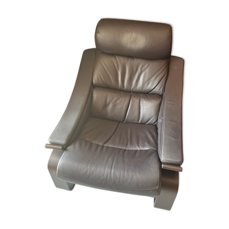 Fauteuil modèle Royal Cuir Roche Bobois