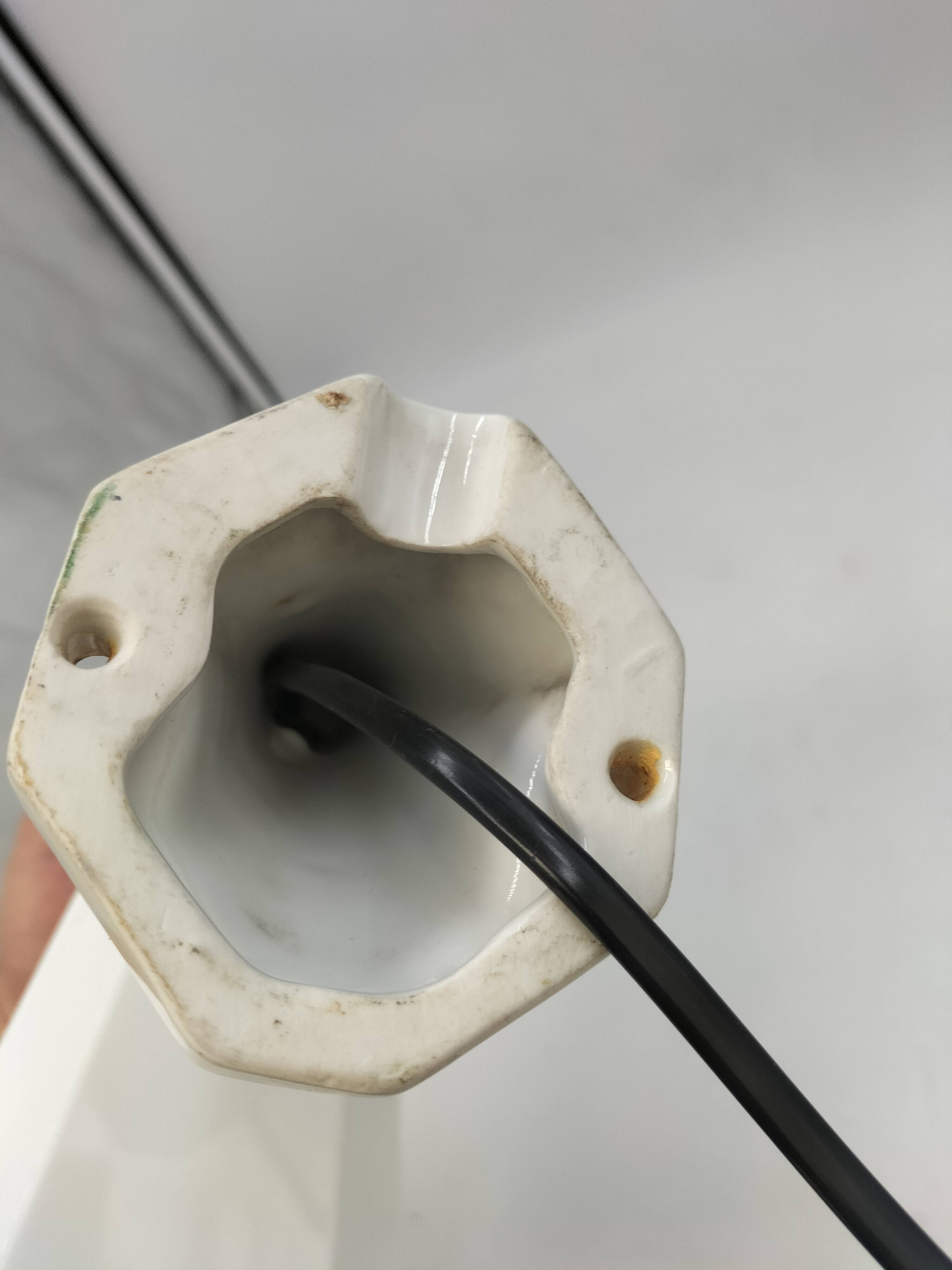 Porcelain and opaline wall light