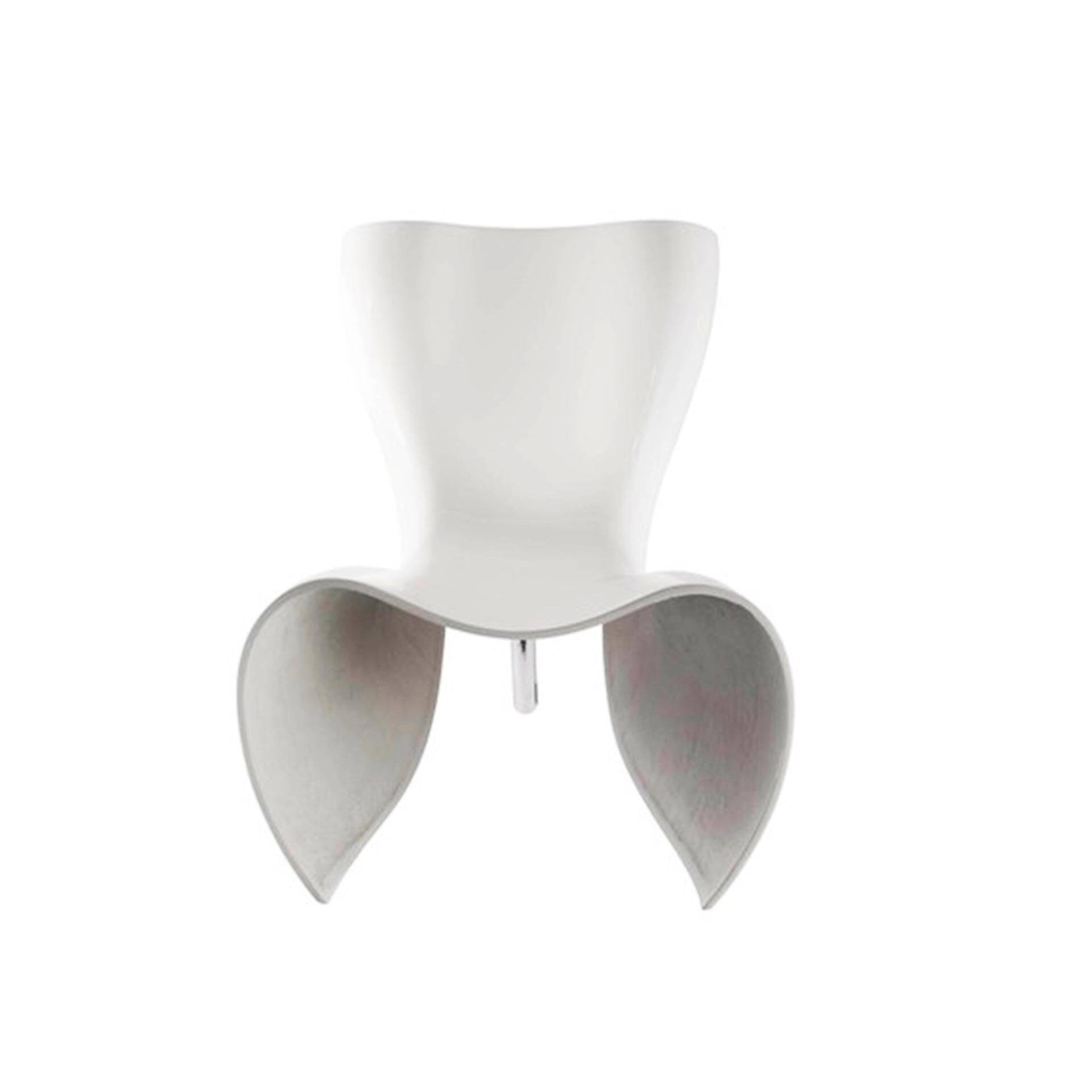 Modern White Felt Chair Designed By Marc Newson, Italy 90s