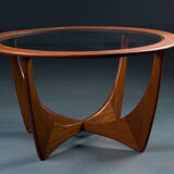 Table basse ronde G-Plan Fresco de VB Wilkins en teck des années 1960