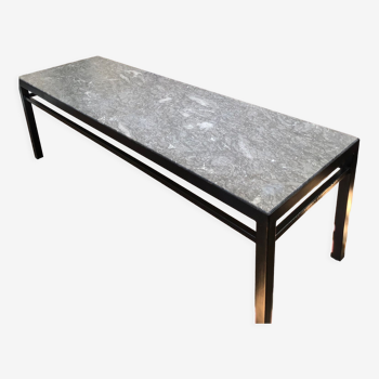 70s marble coffee table