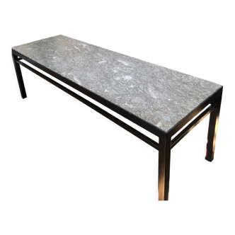 70s marble coffee table