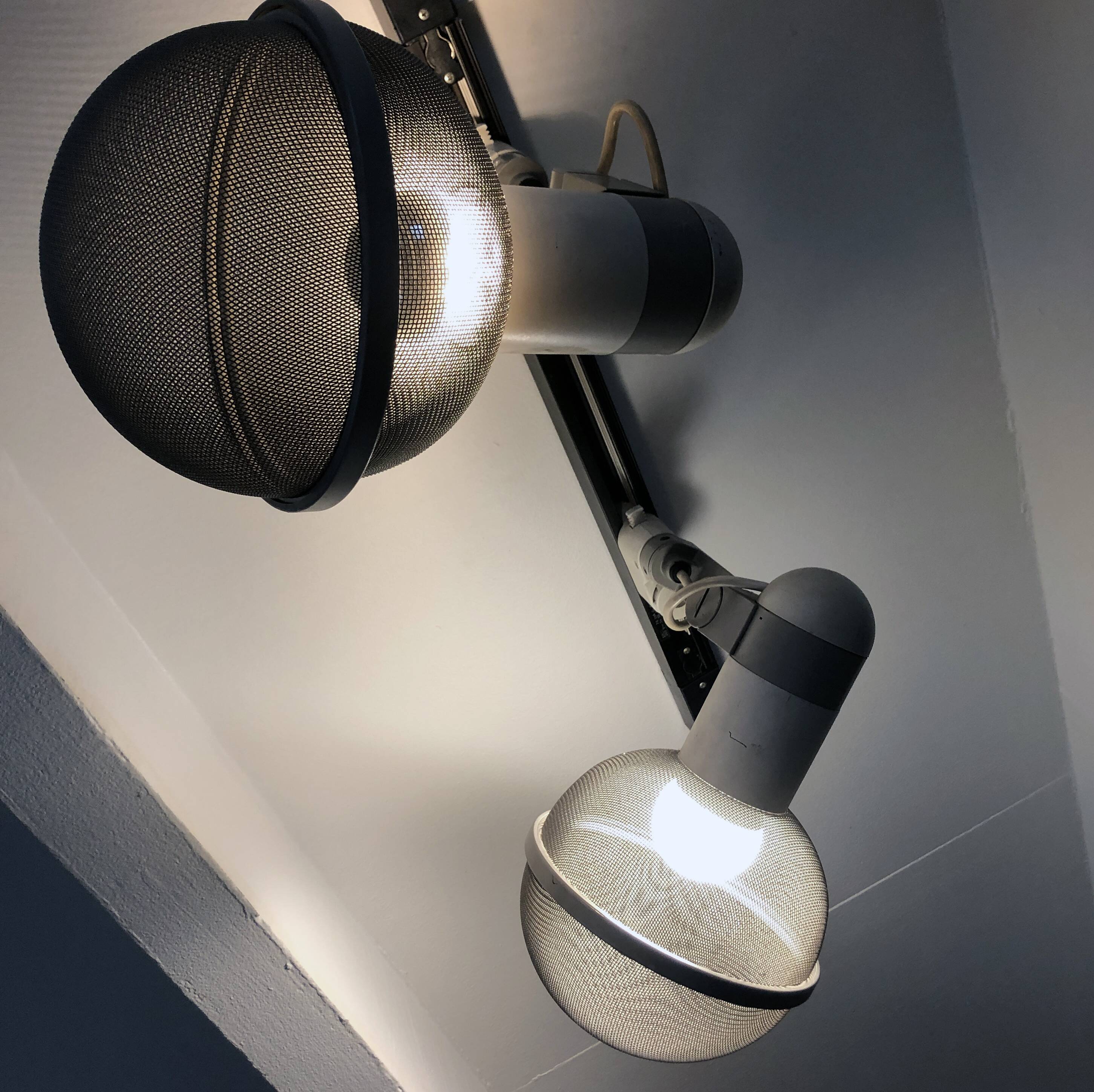 Vintage Track Ceiling Light • Micro Pin Spots • Erco • 1975