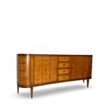 Art Deco Sideboard / Credenza, 1940s/1950s