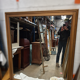 Miroir bois doré 156x135