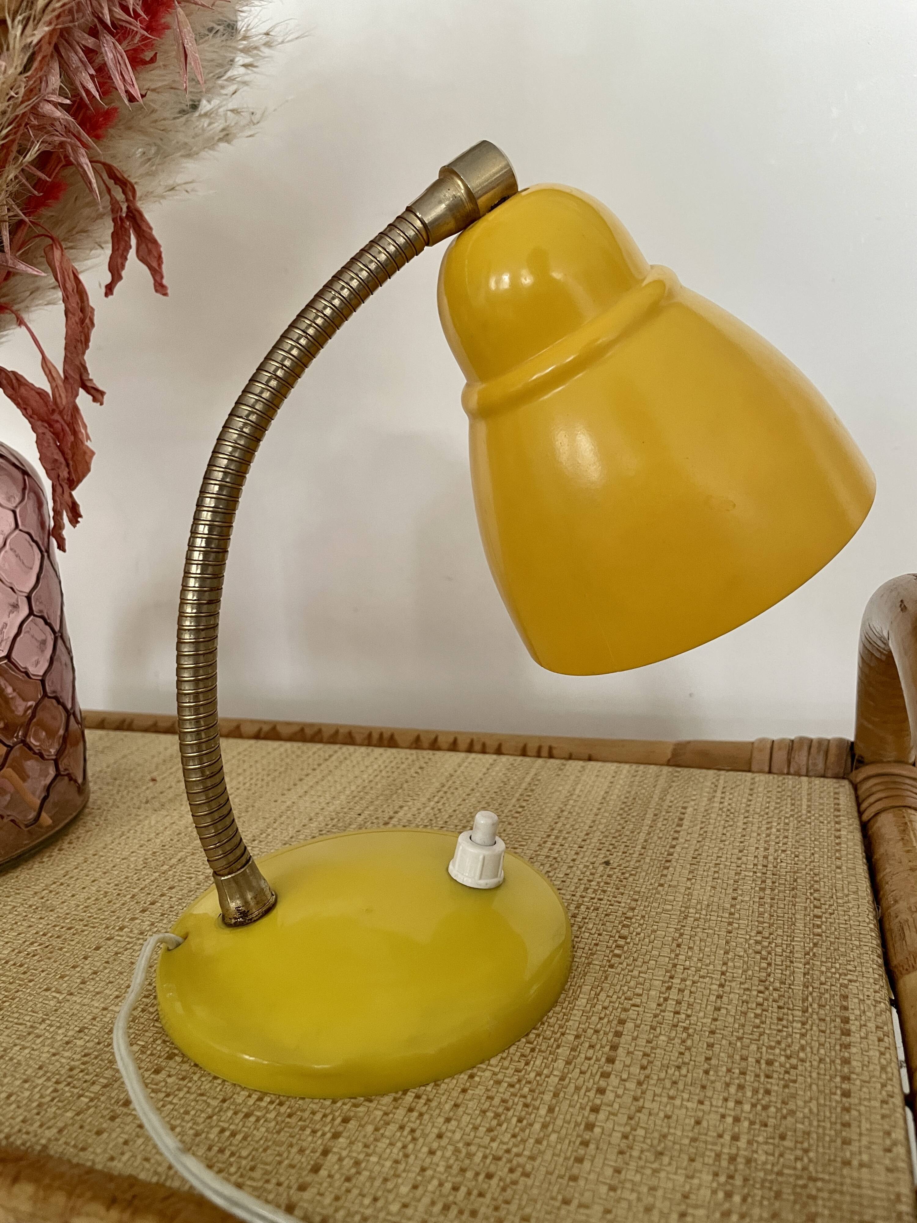 Vintage casserole lamp