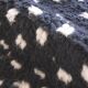 Black and White Rug - 211 x 191 cm
