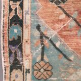 Turkish oushak rug 164x77 cm vintage carpet