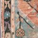 Turkish oushak rug 164x77 cm vintage carpet