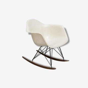 Rocking chair Eames Herman Miller parchment