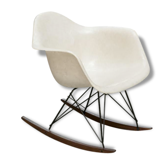 Rocking chair Eames Herman Miller parchment