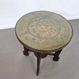 Amsterdam School Art Deco occasional table with copper top