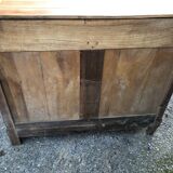 Old low sideboard in solid cherry wood from the 1900s.