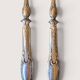 Silver salad servers