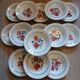 26 assiettes Digoin Sarreguemines