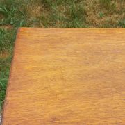 Vintage 1950s chest of drawers with tapered legs and 5 drawers.