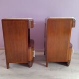 Pair of art deco bedside tables