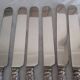 12 knives with silver-plated handles