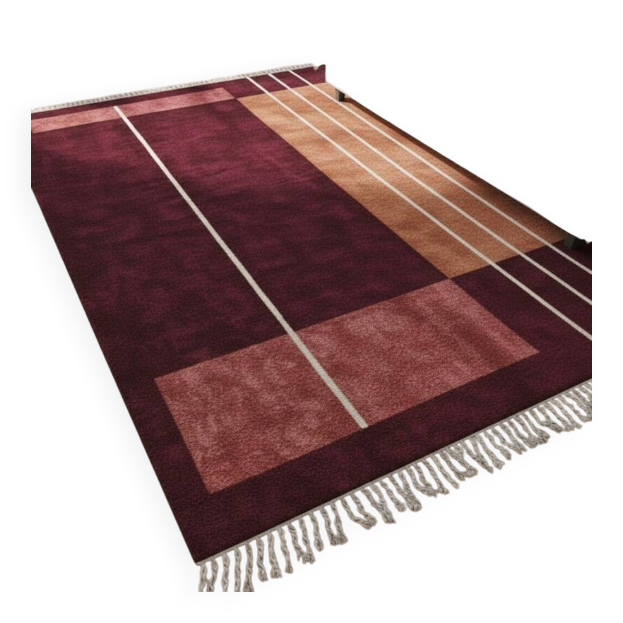Traditional handmade pure wool Berber rug size 150x250cm