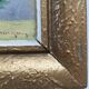 Set of 2 paintings bouquets of flowers with golden frame (signed Morgan)