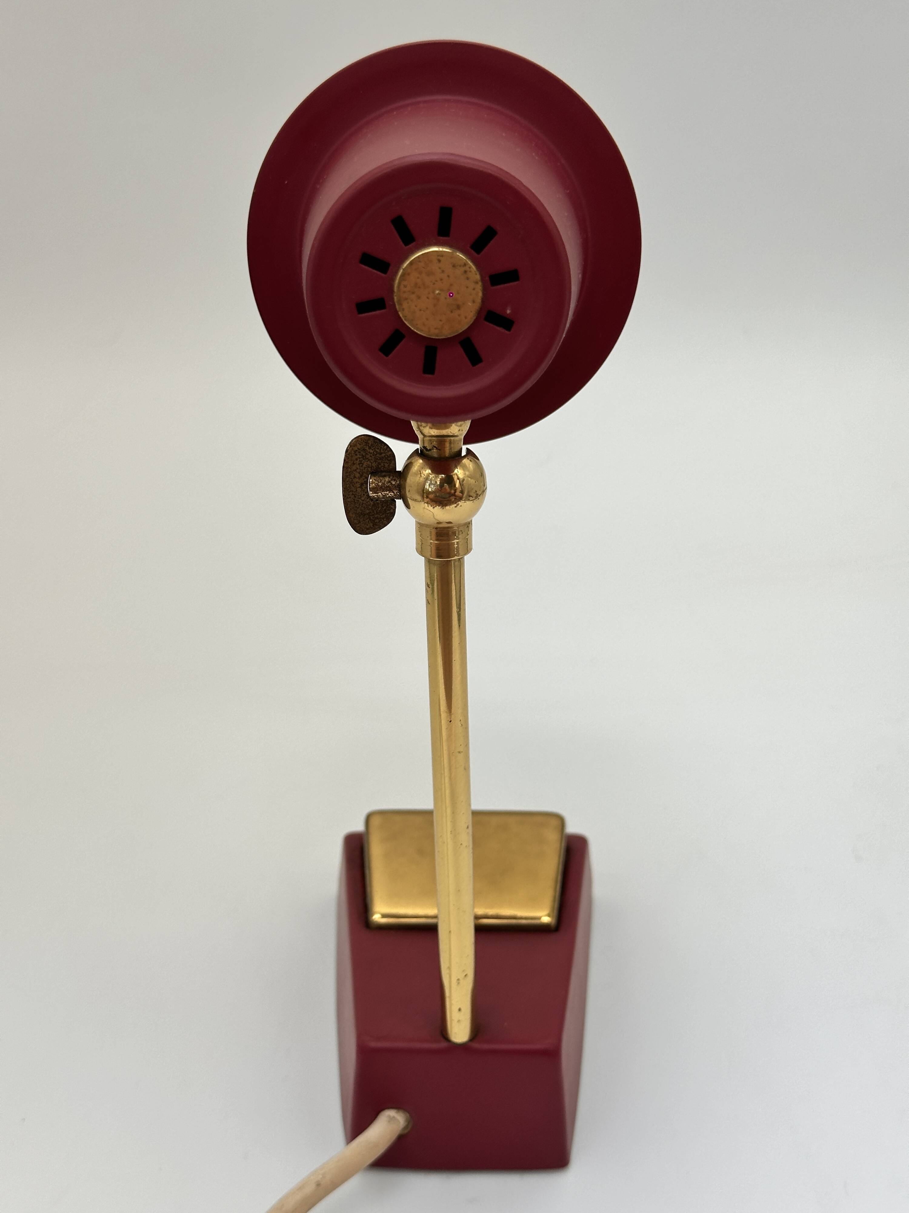 Pfäffle Leuchten table lamp 1960s, brass, adjustable shade