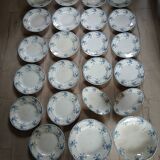 Longwy iron earth dinnerware set