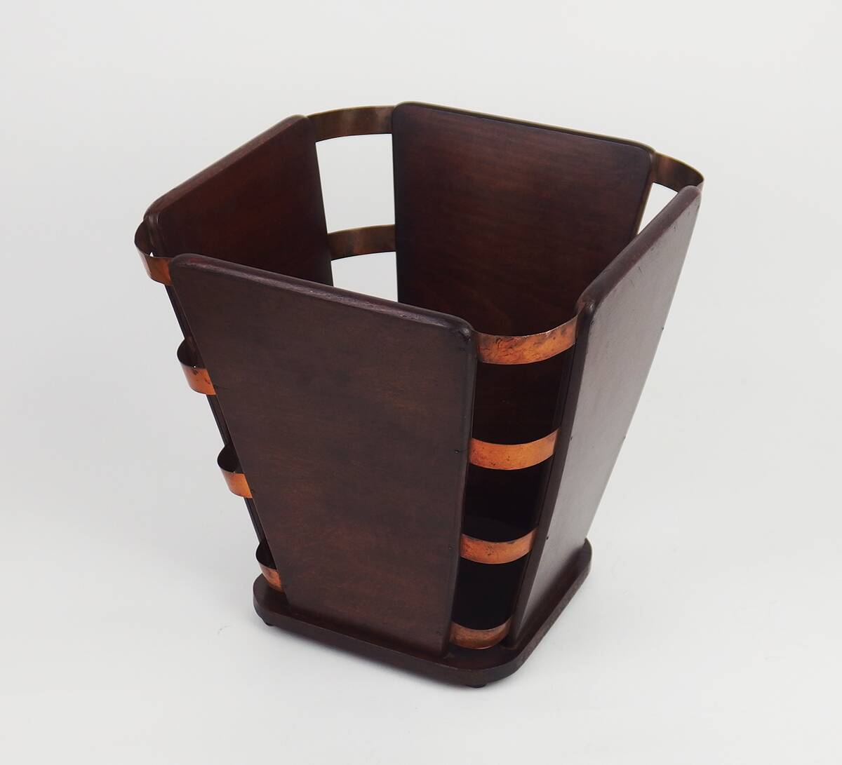 Art Deco wastebasket