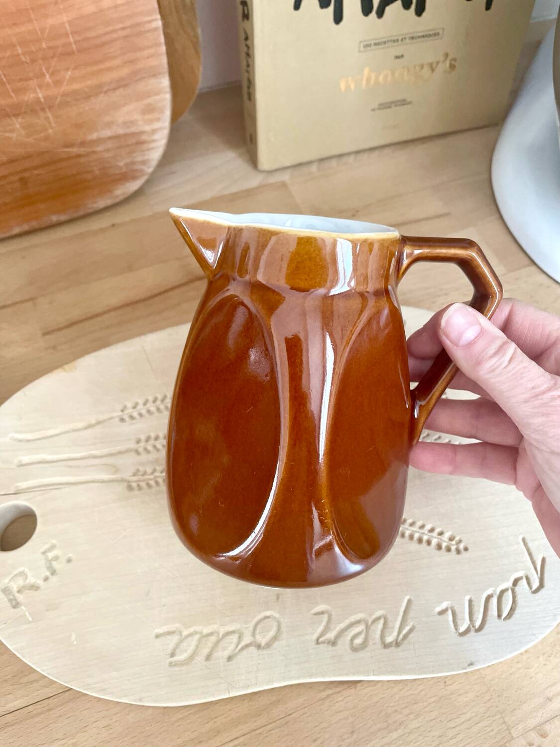 Vintage bistro milk jug