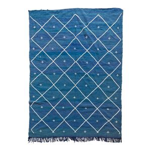 tapis Kilim berbère - marocain bleu