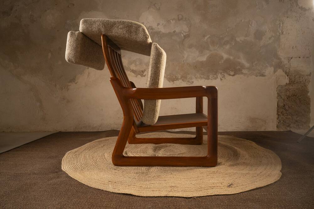 Scandinavian teak armchair