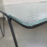 Minimalist, industrial side or coffee table, Arnold Bueno de Mesquita, 1950s