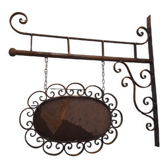 Wrought iron trade sign