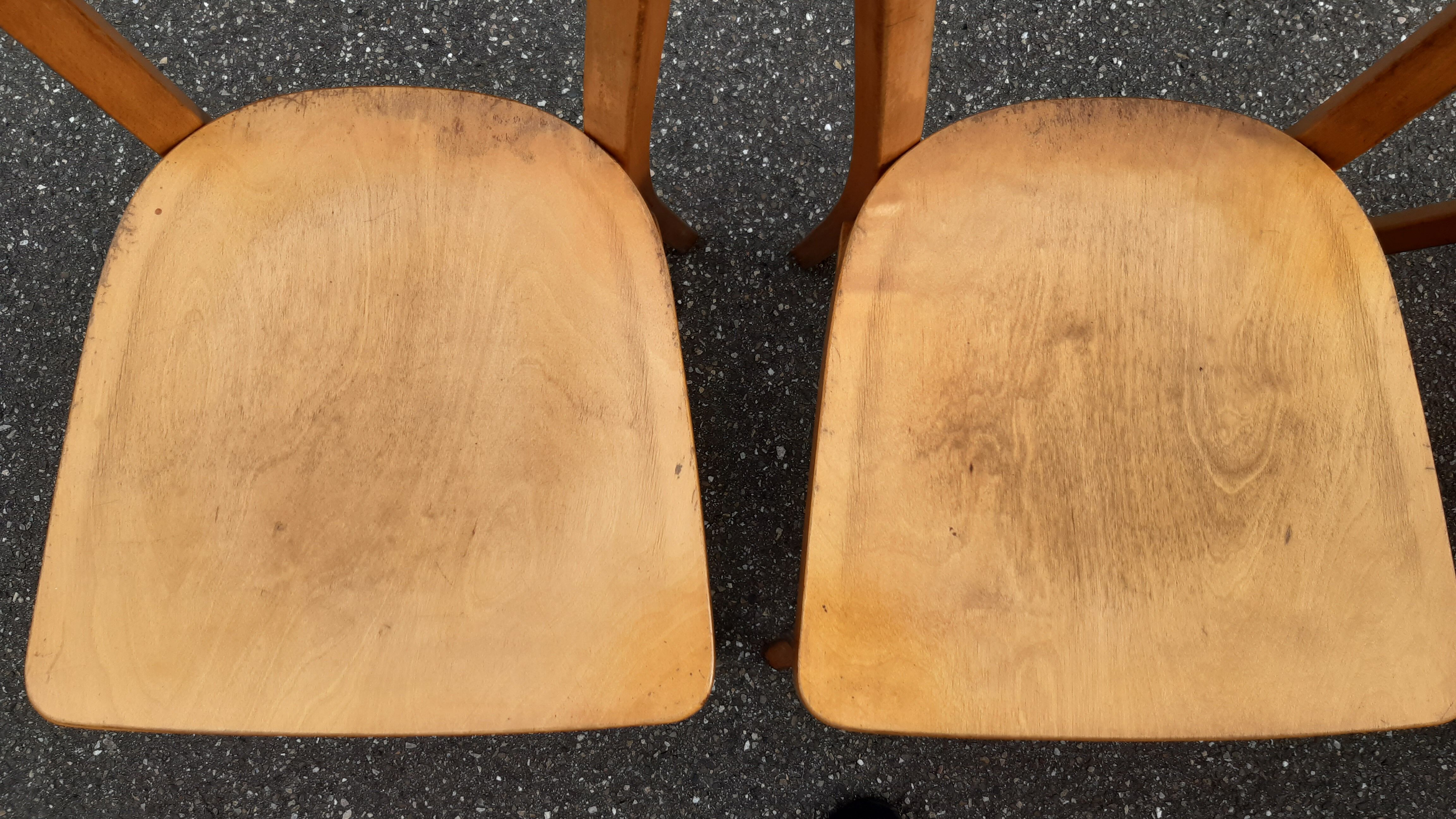 Set of 4 Baumann bistro chairs