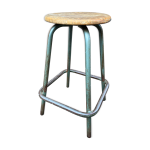 Tabouret d'usine vintage