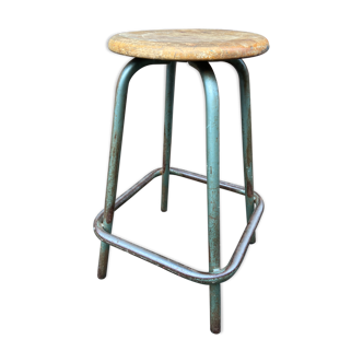 Tabouret d'usine vintage