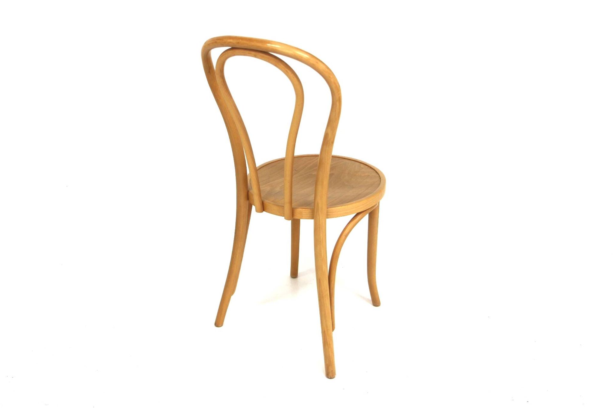 4 chaises scandinave en hêtre, Suède, 1970